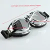 Lunettes de Motocross Casque Pilote Scooter Moto Outdoor Dirt Bike Riding Lunettes de soleil Moto Lunettes Vintage Off-Road