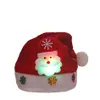 Barn ledde jul jultomten hattar rena snögubbe cap party kostym xmas gåvor nattlampa dekoration för barn vuxen233b3819639
