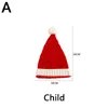 Bonnet/tête de mort casquettes 2022 bébé maman chapeau de noël fourrure casquette Parent-enfant tricoté chaud bonnet père noël année cadeaux Davi22