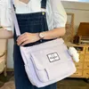 패션 소녀 대용량 한 어깨 크로스 바디 가방 한국어 나일론 방수 귀여운 여학생 Bookbag Kawaii 숙녀 핸드백 211009