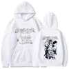 Angels of Death Hoodie Mode Lange Mouw Casual Losse Man en Vrouw Doeken Y0727