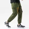 Varsanol Streetwear Spodnie Cargo Mężczyźni 100% Bawełna Joggers Spodnie Dla Mężczyzn Moda Hip Hop Odzież Harem Turser Męski Wojskowy Pant 210601