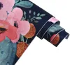 Wallpapers 1M / 3M / 6 M Peel en Stick Moderne Floral Wallpaper Zelfklevend Decor Prepasted Contactpapier voor Woonkamerbed