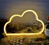 USB Zasilany Bateryjnie Kreatywny Led Neon Sign Light Love Kot Rainbow Lip Neons Lampa Dla Party Sypialnia Wedding Home Decor Night Lampy