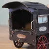 Decoratieve objecten Figurines Steam retro creatieve ornamenten Handgemaakte ijzeren locomotief Practical Gift Home Decoration Model Vintage Miniatur