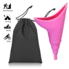 Female Urination Device Toilet Supplies Reusable Urinal Silicone Allows Women to Pee Standing Up The Perfect Companion for Camping,Outdoor,Travel TX0027