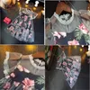Enfants filles designers robe dentelle imprimé floral vêtements bébé princesse jupe pour été fille vêtements 100CM-140CM 2247 Y2