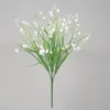 Decorative Flowers & Wreaths Artificial Lily Of The Valley 7 Branches Fake Plastic Flower Bridal Bouquet Wedding Party Decor Flores Artifici