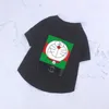 T-shirt con stampa di cartoni animati per designer di abbigliamento per cani di moda per cani, gatti, abbigliamento, taglie forti, animali domestici