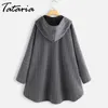 Tataria Women's Winter Jacket voor Dames Lange Parkas Vrouwelijke Hooded S Jas Uitloper 210514