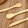 13.2 * 3cm Handmade Sopa de Bambu Natural Sorvete Sorvete Partido de Casamento Home Cozinha Jantar Bar Supplies