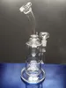 Bong Hookahs Dab Rig Glass Recycler Smoking Water Pipe Colors Glass Bongジョイントサイズ14.4mm ZeusartShop