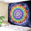 Arazzi colorati appesi a parete Indian Mandala Tapestry Hippie Chakra Tapestry Boho Decor Wall Cloth Yoga Mats Tessuto bohémien 210609