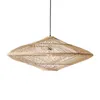 lampada in rattan vintage.