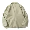 Homens de jaqueta de terno simples de grandes dimensões Moda jaquetas masculinas 210603