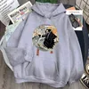 Japan Anime Ukiyoe Drucken Hoodies Mann Casual Lose Fleece Kleidung Mode Hip Hop Straße Mit Kapuze Herren Tasche Harajuku Sweatshirt H1227