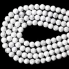 Fashion Natural stones White Turquoises Round Loose Beads Suitable for DIY female bracelet necklace Jewelry