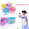 1 PC YoYo Trick YO éclairer le mécanisme d'embrayage jouet vitesse balle LED clignotant jouets cadeau (la couleur est aléatoire) G1125