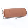 Подушка из пены на шее памяти / из натуральной кожи Auto Cervical Roll Roll Office Country Country Headrest поддерживает подушку черного цвета