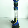 Hookahs silicone bong percoladores perc removíveis tubulações de água retas coloridas portáteis dobrável fumar equipamento