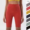 Yoga Ty Outfits 2022 Nuovi cortometraggi senza cuciture FIESS Short Scrunch Butt Workout Legging Running for Women 220429367272