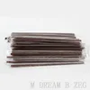 Disposable Kaffe Straw Individuellt Förpackade Plast Dubbelhål Straws 18cm Bar Pub Club Cocktail Cafe Party Drinking Straw