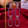 Dangle Chandelier Kellybola Jewelry 2021 Ladies Luxury و Gorting Zircon Accon Closts Design Link Hoop8450048