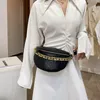 Chaîne Fanny Pack femmes en cuir taille sac poitrine Mini femme sac à main mode dames épaule sacs à bandoulière