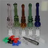 Glas-Nektar-Bong NC-Kit 14 mm mit Quarz-Nagel-Dabber-Werkzeug, Aschenfänger-Bong-Handpfeifen