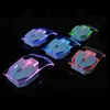 Ultra-thin 2.4GHz wireless mice colorful creative transparent luminous mute mouse girls office holiday gift fashion mouses for PC Laptop