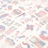 Party Supplies American Flag Tattoos Independence Day Face Arm Makeup Stickers Body Art United States Convient9278938