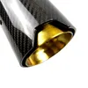 Насадка из углеродного волокна золотого цвета M Performance для BMW M2 F87 M3 F80 M4 F82 F83 M5 F10 M6 F12 F13, наконечник глушителя8709123