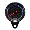 12V 13000RPM Motocicleta Vermelho + azul LED Tachometer Speedometer Calibre Universal