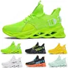 Fashion Fashion Womens top40-44 Mens Breathable Running Shoes 14t Triple Black White Green Shoe Outdoor Men Women Designer Sneakers Sport Trainers