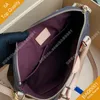 Canvas sacos casuais rivoli bb casual tote mulheres fechadura elegante pacote macio zipper versátil bolsa com caixa b098 44543 44546 Bag0001