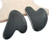 Creative Heart Shape Natural Jade GuaSha Board massage Heldhand Skin Care Board Chinese Portable Gua Sha Scraping Massager Tool