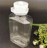 60 ml ośmioboczne oddzielne butelkowanie Pusty dezynfekować Pet Flip Cap Butelka Wytłaczanie Podróż Przenośne Wyczyść Wyciśnięte butelki Nowy