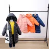 Enfants lâches hiver doudounes pour garçons adolescents fille Parkas long manteau 2020 solide vêtements chauds 11 12 enfants habit de neige pardessus H0909