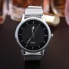 Trèfle marque montres femmes hommes unisexe 3 feuilles style cadran argent métal acier bande Quartz montre-bracelet AD121996