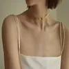 금속성 스팽글 여성 짧은 칼라 뼈 유럽 및 미국 성격 미니멀리스트 다용도의 패션 초커 목걸이 J0312