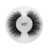 Natural Long Fluffy Mink Eyelashes Embalagem em casos Atacado 12 estilos para escolha super cabelo suave luz como ar e confortável presente de maquiagem de pestanas falsas