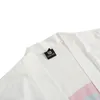 Camisa blanca para hombre 2022, venta de ropa para Hombre, marca De estilo japonés, cubierta estampada, camisas De gasa, Chaqueta De Los Hombres informal