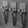 Shaving Holder Shower Stainless Steel Bathroom Wall Razor Rack Men Shaver Shelf Hanger Kitchen Adhesive Storage Hook VV677