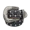 أزياء BB Simon Rhinestone Belt for Women Designer Mens مع أحزمة أحجار Rhinestons الكاملة من Golden Big Buckle