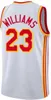 プリントバスケットボールLou Williams Jersey 23 Trae Young 11 Deandre Hunter 12 John Collins Danilo GallinariサイズS XXXL