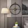 55cm 대형 조용한 벽 시계 현대 디자인 홈 장식 사무실 유럽 스타일 매달려 벽 시계 시계 210325