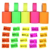 500pcs/roll Colorful Price Label Paper Tag Mark Sticker For MX-5500 Labeller Gun Self-adhesive Design Retail Tags