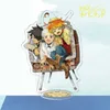 Porte-clés femme The Promised Neverland porte-clés hommes pendentif unisexe porte-clés élégant porte-clés bijoux acrylique support Llaveros G1019