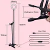 Dual Selfie Ring Light With Flexible Long Arm Phone Holder Desktop Bracket LED Ring Lamp For Youtube Live Stream Office Kitchen