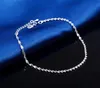 925 sterling sliver anklets bracelet for women Foot Jewelry Inlaid Zircon Ankle Bracelets on a Leg Personality Gifts